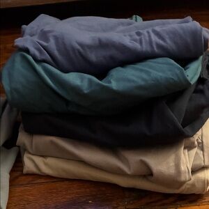 Men Shorts and One Pair of Teal Slacks w33